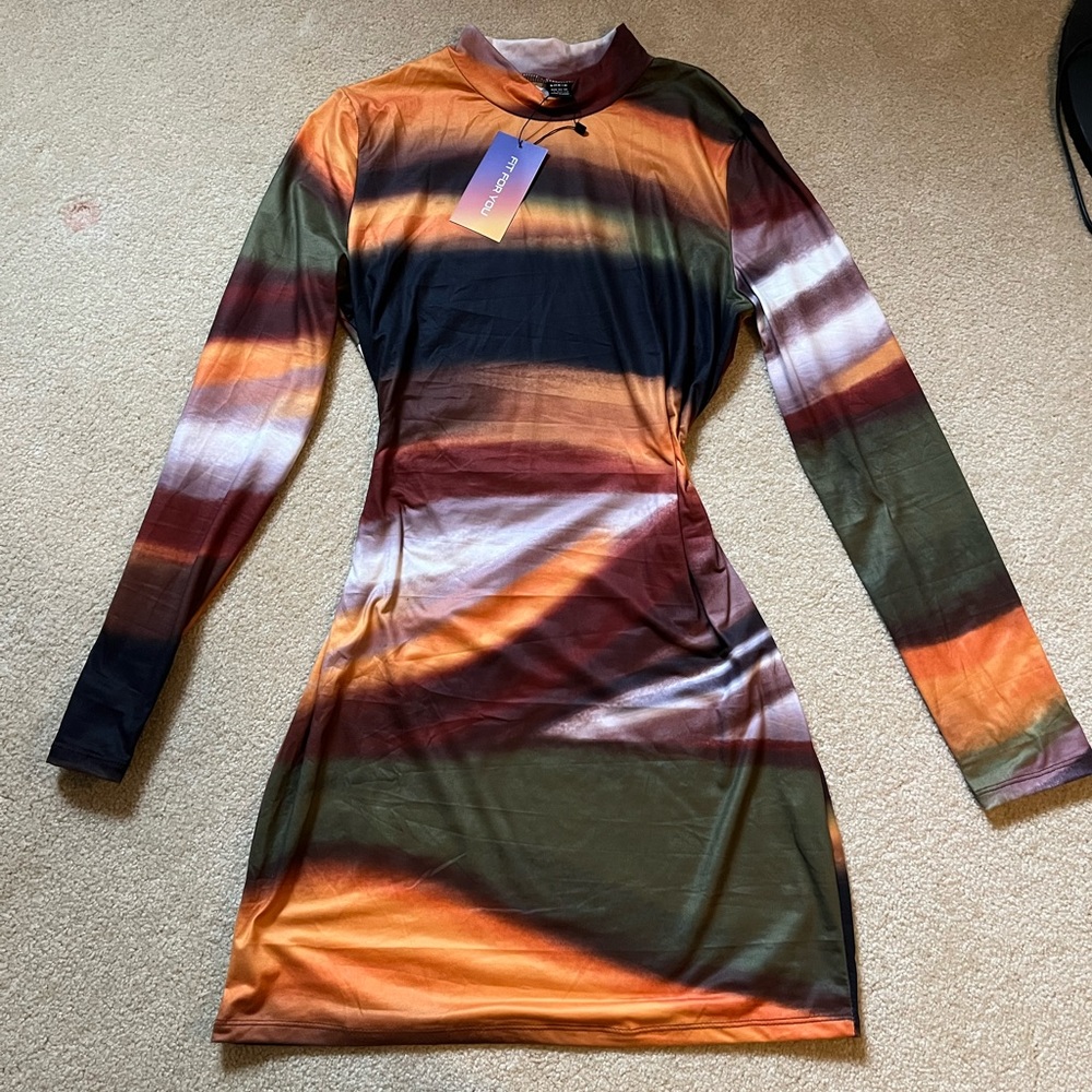 Multicolor Bodycon Dress